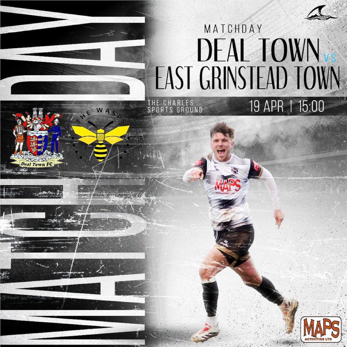 Deal Town FC (@dealtownfc) on Twitter photo ⚽| MATCHDAY
Football returns @ the CG!
🆚<a href="/egtfcwasps/">East Grinstead Town FC</a>
🏟 Open 13:30
🎟 £10/£6/£4 & U15🆓(accompanied)
🍔&🍻available
🛒Shop open
🎰 50/50 DRAW - BRING CASH!
🅿 Park responsibly
🎫 MATCH TICKETS - t.ly/X-sWB
🔗MATCH PREVIEW - t.ly/KWsLN
#COYH ⚫️⚪️ ⚽| MATCHDAY
Football returns @ the CG!
🆚<a href="/egtfcwasps/">East Grinstead Town FC</a>
🏟 Open 13:30
🎟 £10/£6/£4 & U15🆓(accompanied)
🍔&🍻available
🛒Shop open
🎰 50/50 DRAW - BRING CASH!
🅿 Park responsibly
🎫 MATCH TICKETS - t.ly/X-sWB
🔗MATCH PREVIEW - t.ly/KWsLN
#COYH ⚫️⚪️