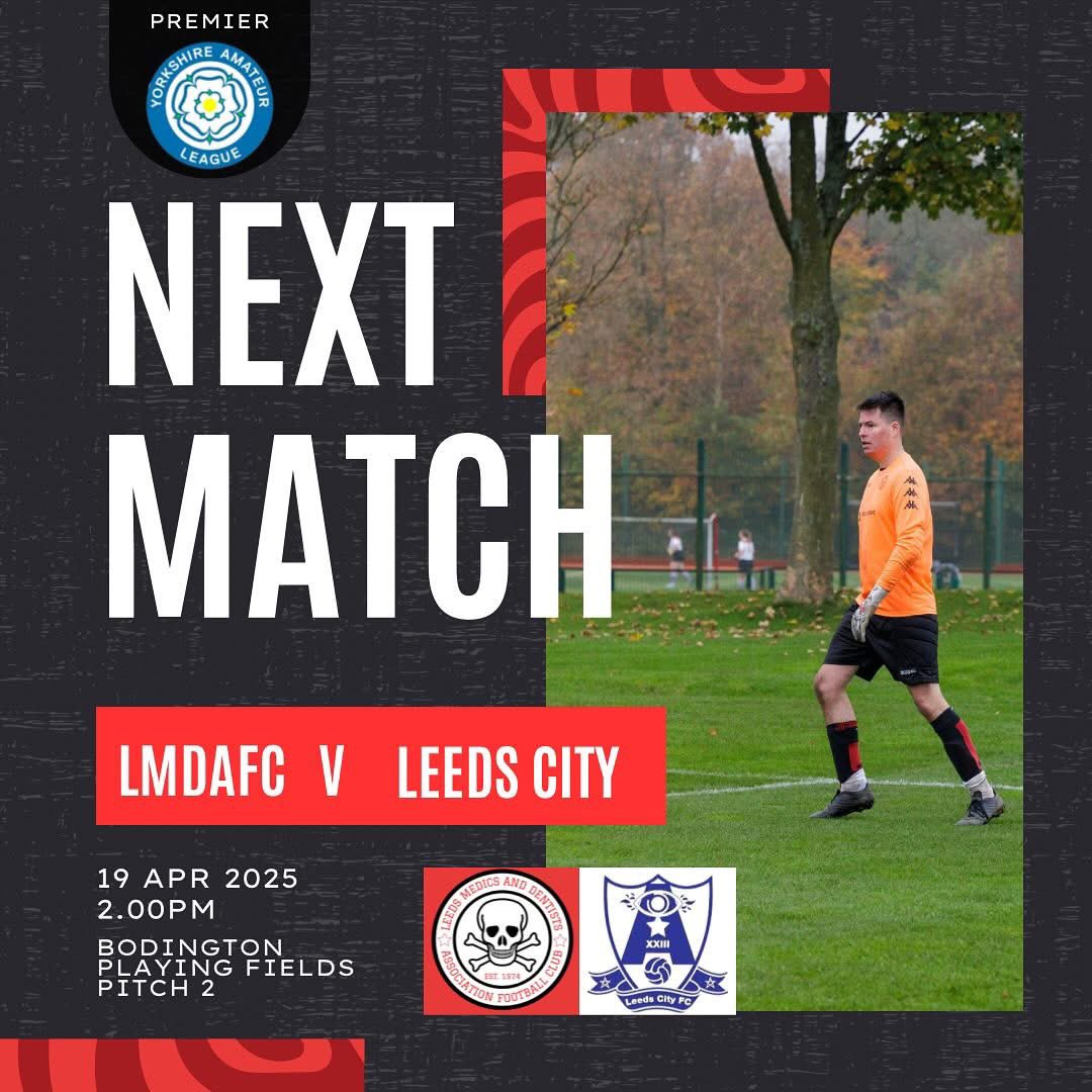 MATCHDAY

Our 1st team travel to Bradford to take on <a href="/R1_Rovers/">Route One Rovers</a> a team we played and beat only a week ago.

Our reserves are back in action after a couple weeks off as we host <a href="/LeedsCity_FC/">Leeds City FC</a> and if the table and the reverse fixture is anything to go off this should be a close game