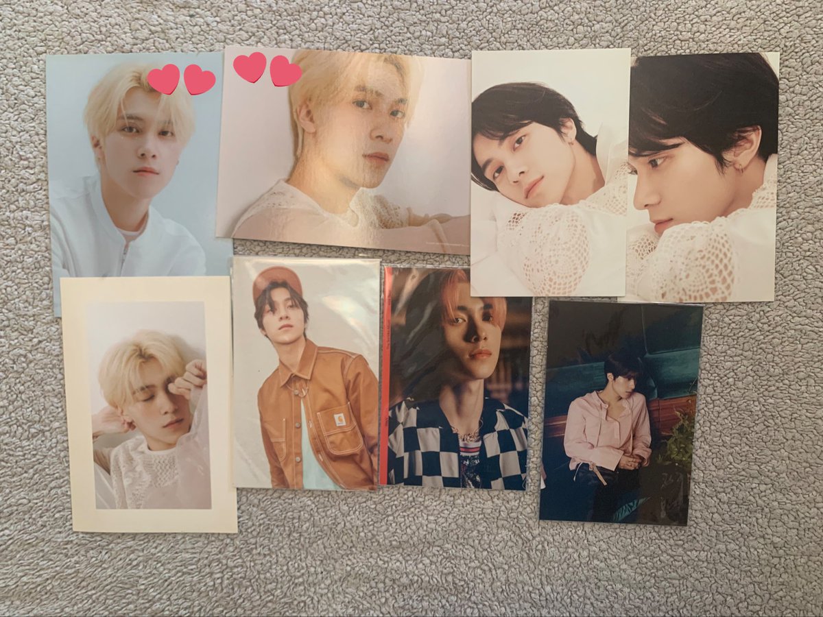 SijeuniMall's tweet photo. WTS/LFB
ONHAND AND READY TO SHIP
HENDERY NCT WAYV POSTCARDS 
50 each + LSF for 1st and 2nd pic
30 each + LSF for 3rd and 4th pic (except for postcards with heart emoji)

- 1 FREE if getting 3 or more photocards 

Can give discounts if getting 3 or more

Dm if interested https://t.co/Gy0ZshJ2FY