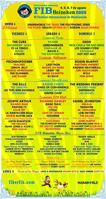 mpinazo's tweet photo. FIB 1995 / FIB 2005 / FIB 2015 / FIB 2025. 30 años de ser pionero -> ser el mejor -> competir con los grandes -> terminar compitiendo con cualquier festival clónico mediano con cabezas de cartel mengüantes e indie festivalero (y seguir llenando) https://t.co/UieG9HbqS4