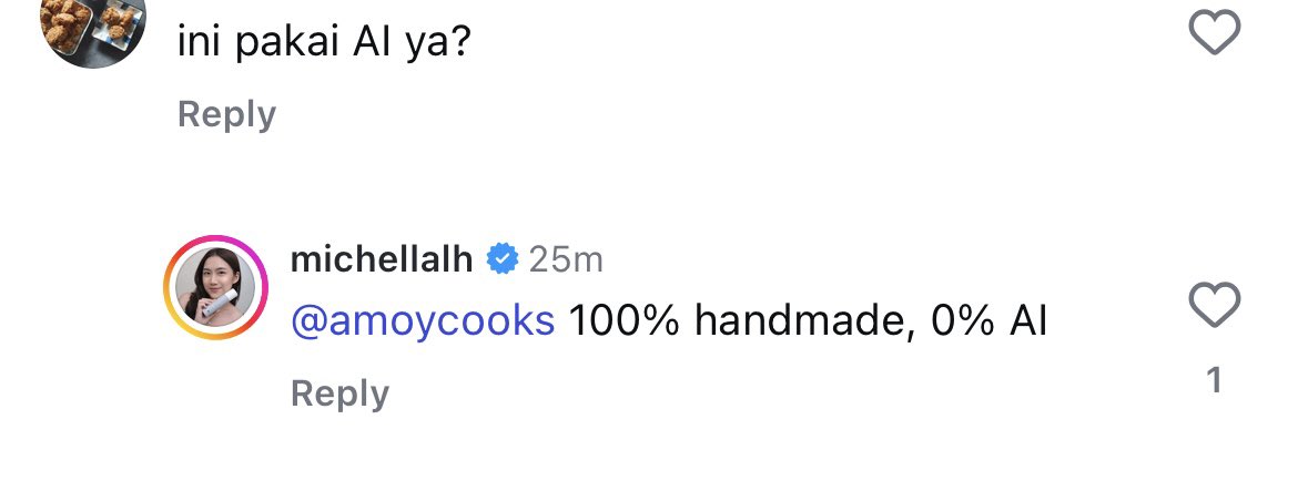 Sekarang kalau liat visual konten yang "wow" langsung skeptis jangan-jangan pakai AI.

Tenang aja, konten <a href="/skingameofc/">Skin Game</a> yang ini 100% handmade, 0% AI 🤗