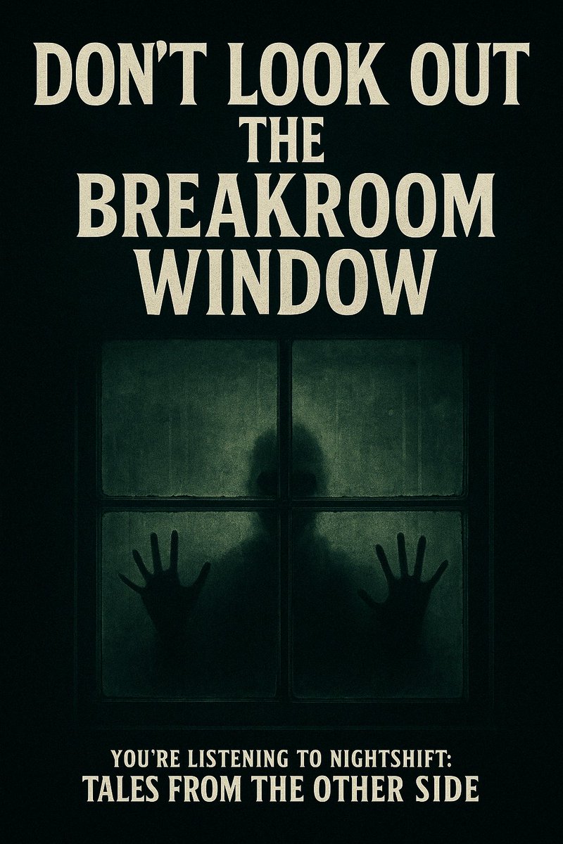 JRayShriber1991's tweet photo. The blinds moved… and I saw myself.

"Don’t Look Out the Breakroom Window."

New Nightshift: Tales From The Other Side drops this Sunday.

#NightshiftTalesFromTheOtherside
#TikTok #HorrorTok #SpotifyCreators https://t.co/ryhynKr23G