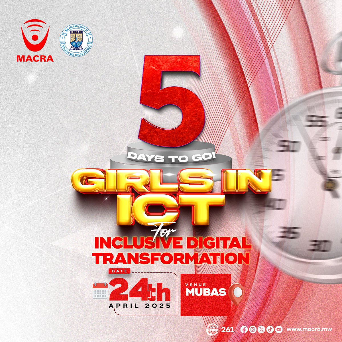 MACRAMALAWI's tweet photo. #MACRA
#USF
#mwCert
#MUUNIFundMW
#DataProtectionAuthoritymw
#QualityAffordableSecureCommunicationServices
#DigitallyTransformedMalawi
#261TollFree https://t.co/WtmsyZqtaj