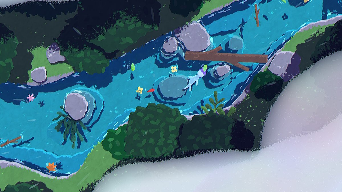 「『NAIAD』(ナーイアス)steam/switch。川の守り人となって旅をする」|まみたのイラスト
