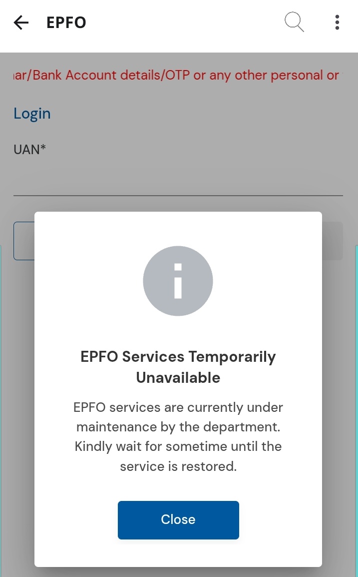 iamblanknow's tweet photo. @LabourMinistry @socialepfo Mr.V.PJoy ...and to continue, this is your UMAANG app. The EPFO section is always like this, period. https://t.co/W7mxyRyI2e