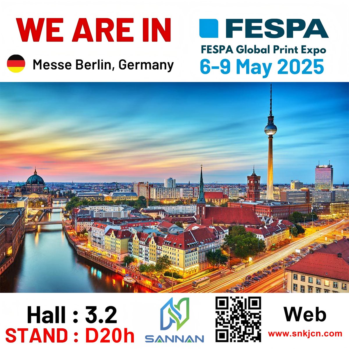 FredaChensnkj's tweet image. Hey Guys
WE ARE IN FESAP 👀

Date: 6-9th May, 2025
Location: Messe Berlin, Germany
Hall: 3.2
Stand: D20h
​Hope to gald see you there!

🔥Web: snkjcn.com
📞Whatsapp: +86 18923814760
📧:freda@szsnled.com
#DynamicLightbox #LEDInnovation #Sannan #FESPA2025   #Factory