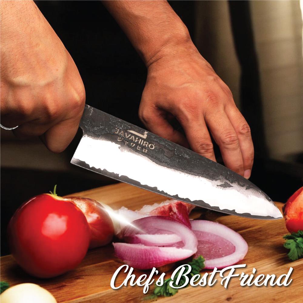 JavaHiroLLC's tweet image. 【Striving for Superior Performance】Practical Japanese sharp chef knife, engineered for unparalleled sharpness. Whether chopping, slicing, or dicing, it performs with the precision and ease of cutting through silk.#USAchef #japanesechefknife #JavaHiro #USAChefFriendknife