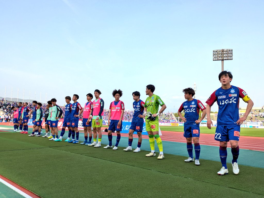 4/19 #甲府長崎 ◥◣ 𝙁𝙐𝙇𝙇 𝙏𝙄𝙈𝙀◢◤ 甲府1-1長崎 得点:#孫大河