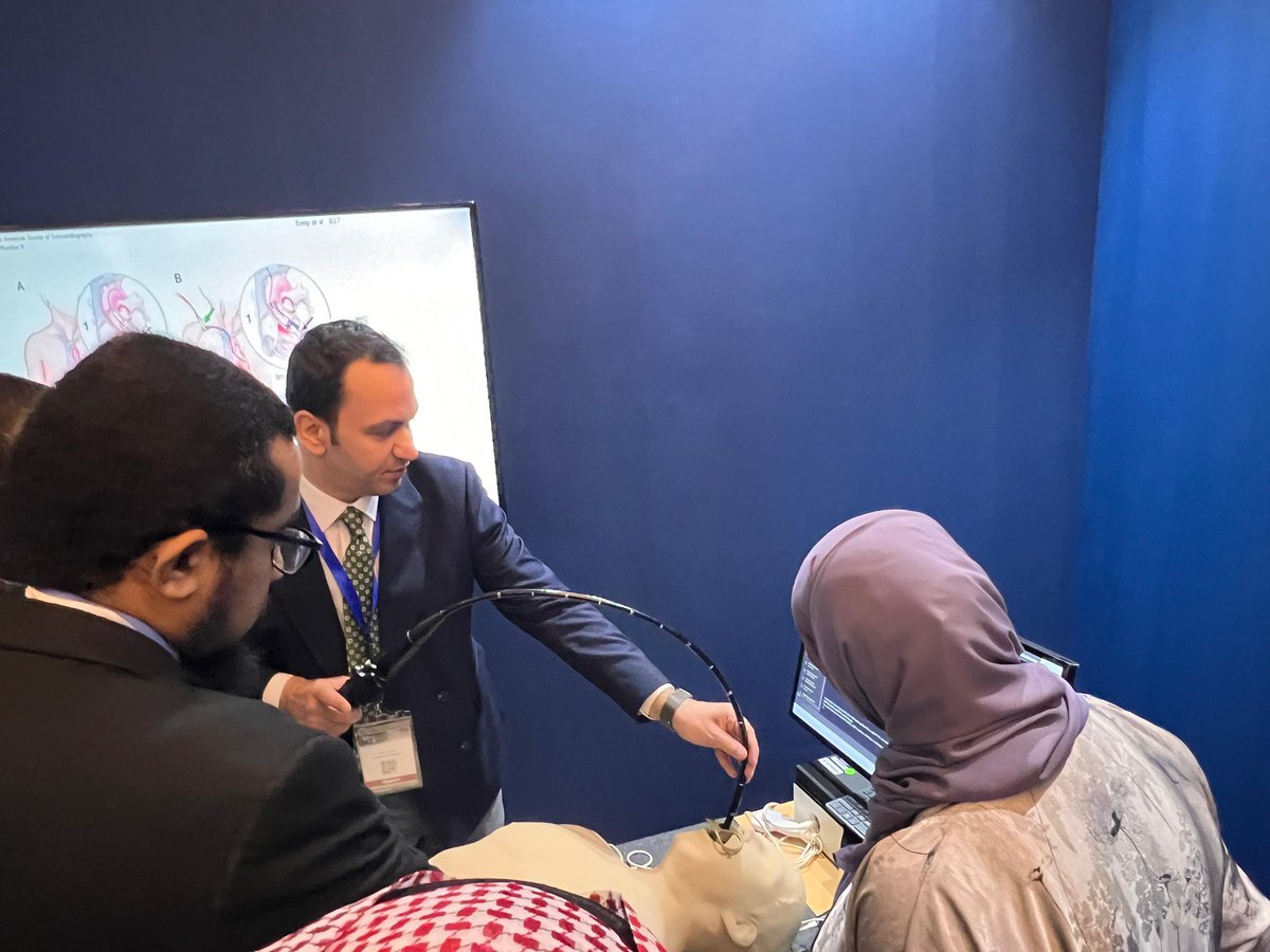 EchoSoliman's tweet photo. It was a great pleasure to participate at @TCT_ME_ #TCTMiddleEast2025 in Riyadh, KSA with a workshop on #EchoFirst in short-term mechanical circulatory support (IABP, Impella and ECMO) and a lecture on remote proctoring in echocardiography for AHPs - alongside a brilliant group of speakers from KSA.

Happening for the first time outside the USA, it was wonderful to witness the great success of the 1st TCT Middle East. Congratulations to the course directors and organising committee for an outstanding event @mirvatalasnag @AlkashkariWail @mmamas1973 @jgranadacrf @drptca @kfaraidy 

@TCTConference @crfheart @RBandH @KingsCollegeLon #EACVI