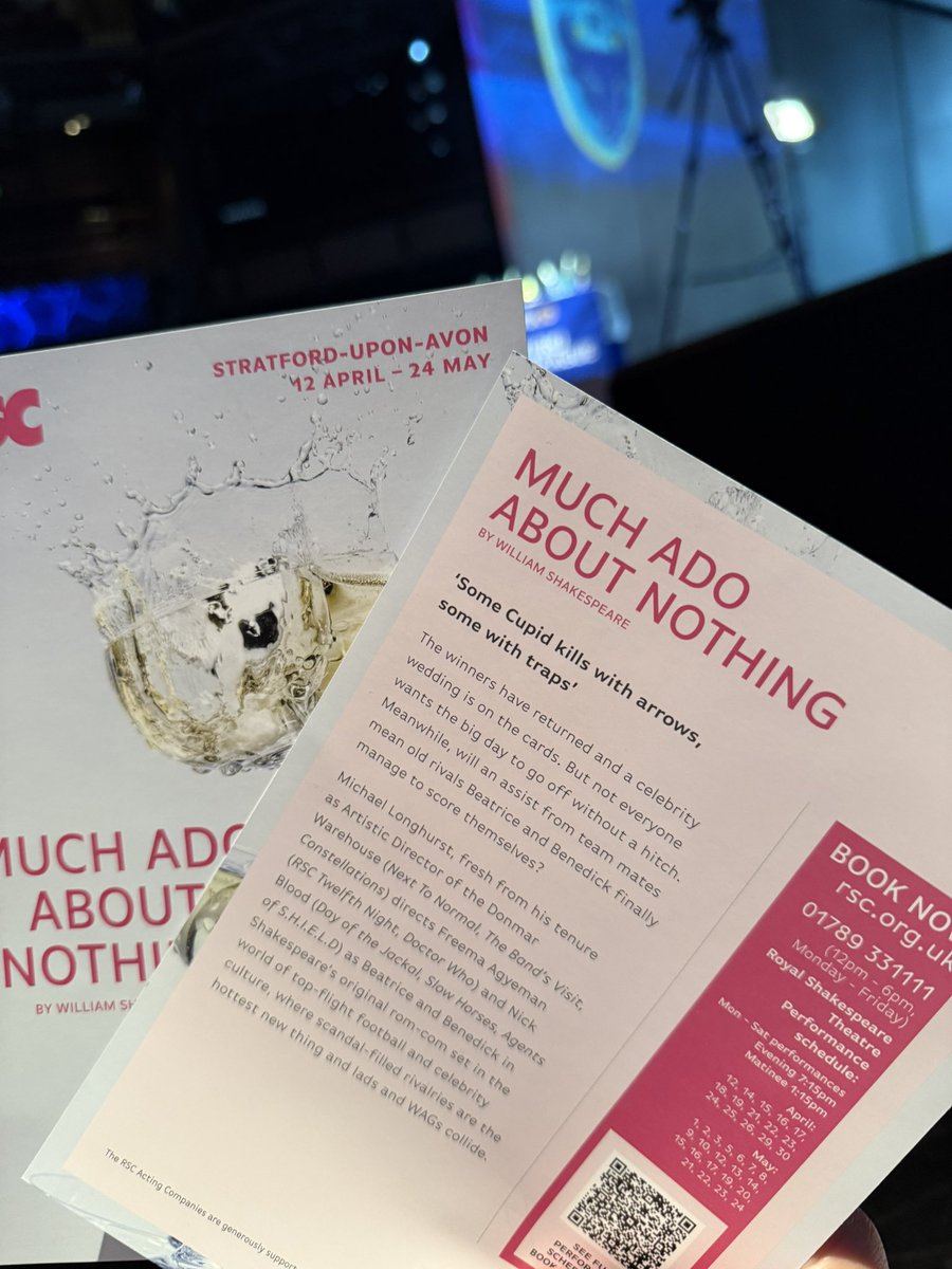 marypot's tweet photo. Get thee to the Royal Shakespeare Theatre in Stratford asap
Bravo Mike Longhurst. This is BRILLIANT! ⚽️ 🏆
#muchadoaboutnothing
#fcmessina
#shakespeare
@TheRSC https://t.co/CmrlUThqUH