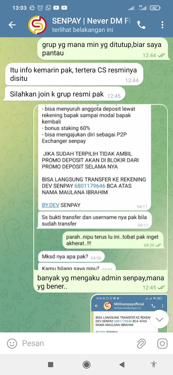 kovazano65's tweet photo. @senpay_official klatifikasi dari admin resmi senpay..👍 https://t.co/OUEh7leuMy