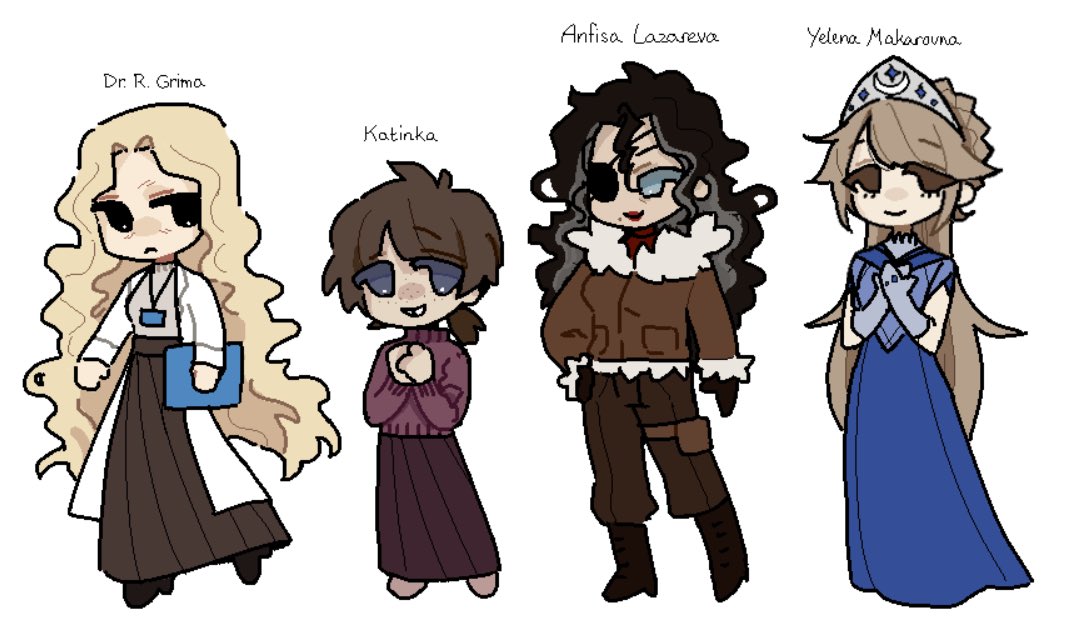 npcs for my campaign 😳 normal women who are not strange at all