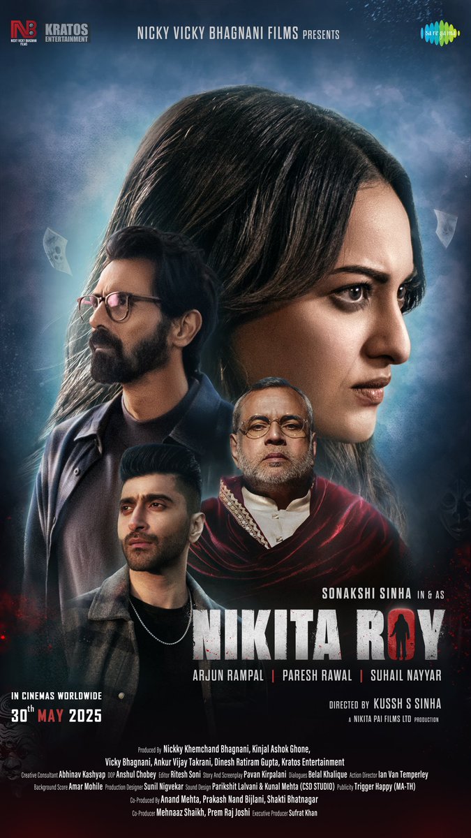 Komal Nahta (@komalnahta) on Twitter photo Unveiling the poster of the psychological thriller you didn’t see coming — #NikitaRoy hits theatres on #May30!
#SonakshiSinha #ArjunRampal #PareshRawal #SuhailNayyar
@aslisona
<a href="/nickkybhagnani/">Nickky Khemchand Bhagnani</a>
<a href="/kusshssinha/">Kussh S Sinha</a>
<a href="/kinjalghone/">kinjal ghone</a>
@pareshrawalofficial
@Suhailnayyar
@ankurtakrani Unveiling the poster of the psychological thriller you didn’t see coming — #NikitaRoy hits theatres on #May30!
#SonakshiSinha #ArjunRampal #PareshRawal #SuhailNayyar
@aslisona
<a href="/nickkybhagnani/">Nickky Khemchand Bhagnani</a>
<a href="/kusshssinha/">Kussh S Sinha</a>
<a href="/kinjalghone/">kinjal ghone</a>
@pareshrawalofficial
@Suhailnayyar
@ankurtakrani