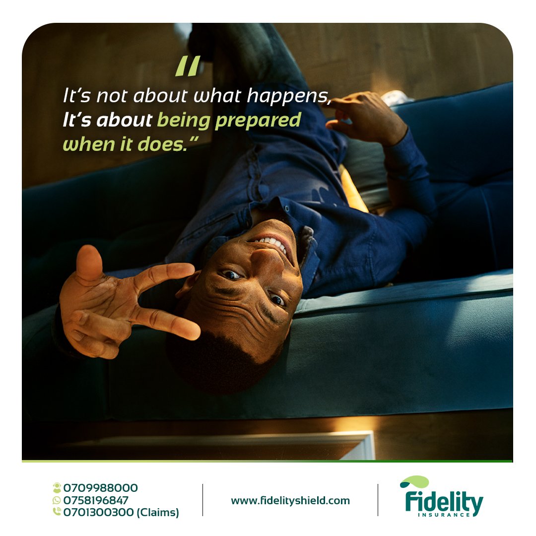 FidelityKenya's tweet photo. Life is unpredictable, but preparation makes all the difference. With Fidelity Shield Insurance, you’re always covered—no matter what comes your way.
#StayProtected #FidelityShield #InsuranceMatters #BePrepared #PeaceOfMind https://t.co/dT36dxYZjr