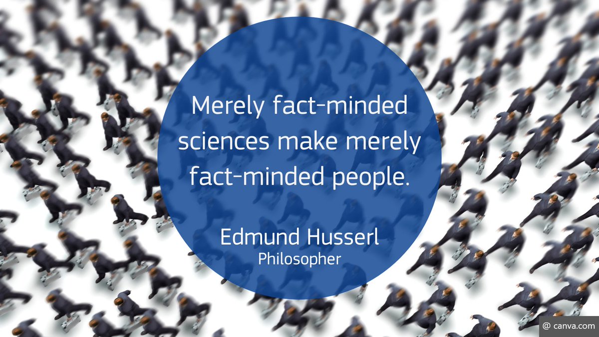 🤓🔬 This powerful quote by Edmund Husserl reminds us that knowledge isn't just about facts; it's about understanding and connecting with the world around us. 
Discover the results of #EUfunded research that inspires innovation and critical thinking. 👉 europa.eu/!Cvm3BW