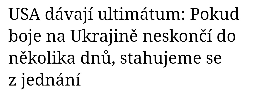 Trump dal Putinovi tak ostré ultimátum, po kterém se otřásly samotné základy russké Říše a v Kremlu propukla naprostá panika.