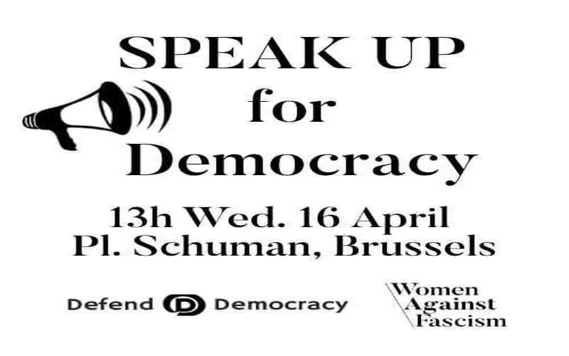 ATD_Europe's tweet photo. This Wednesday we joined @DefendDemocracy to #standup4humanrights and #StandUp4Democracy.
@ATD4thWorld #AllTogetherinDignity is indeed an #AllTogetherinDemocracy Movement!
Our vision: #BuildingDemocracy and safe, inclusive & responsive Institutions with some of the most excluded or isolated people because of long-term  #Poverty.
#SDG16 #SDG1 #LeaveNoOneBehind #United4OurFuture #DemandDemocray #ParticipatoryDemocracy
#CitizenshipJustice is #EpistemicJustice!
@EU_Social @RoxanaMinzatu