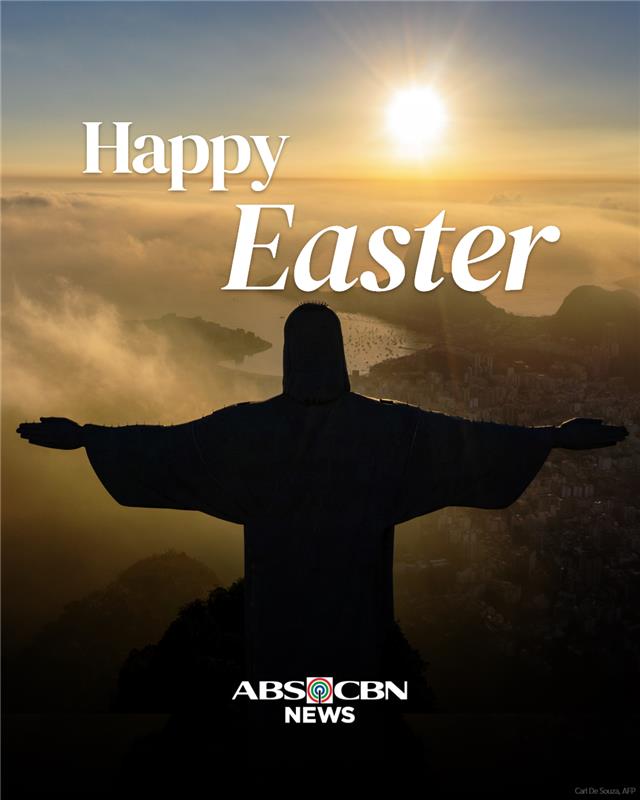 ABSCBNNews's tweet photo. Happy Easter, Kapamilya! ❤ https://t.co/XVfOEC8xWM