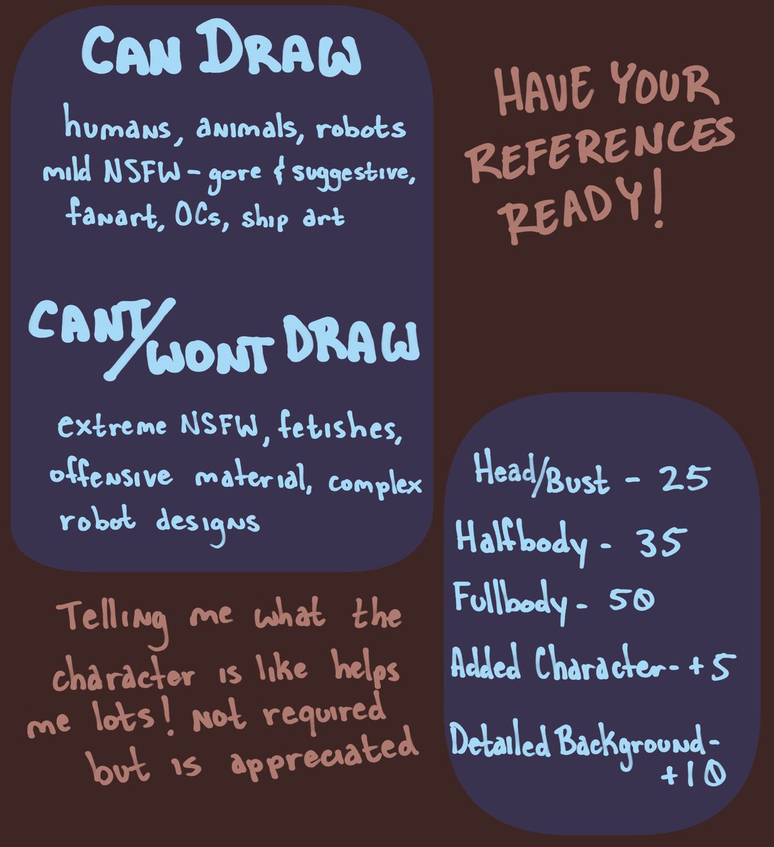 SwagFerret's tweet image. hi ! c0mmz open !! check out !