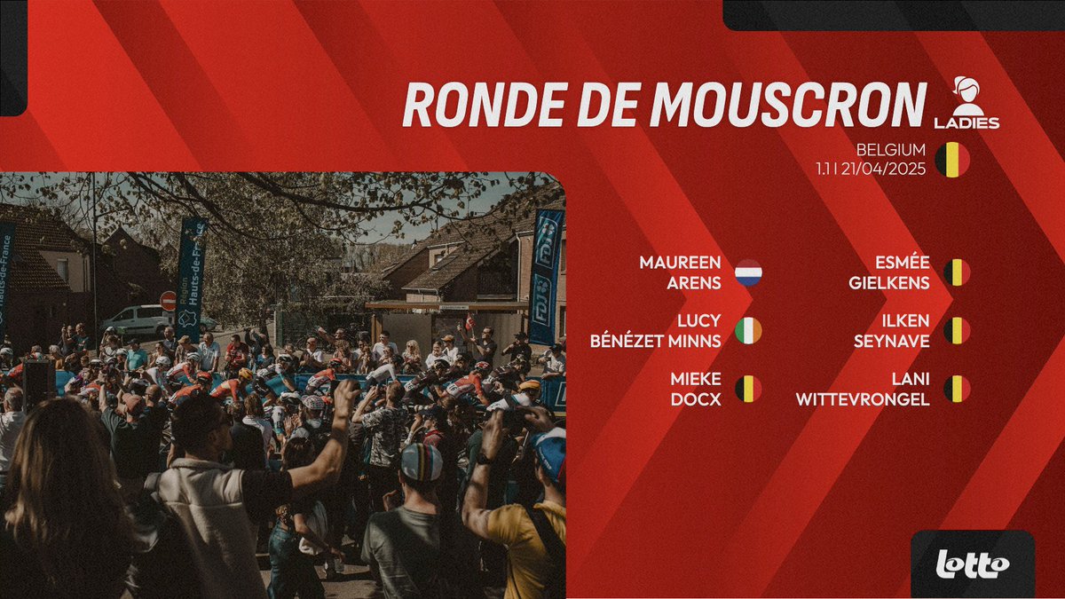 🇧🇪 #RondedeMouscron

Our ladies are ready for Ronde de Mouscron on Monday! 🤗