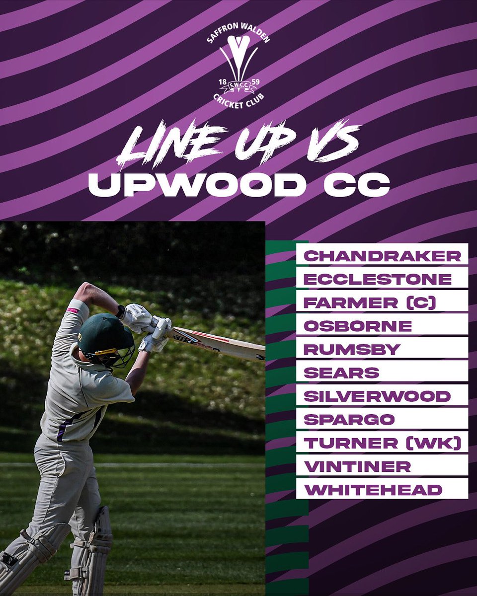 Saffron Walden CC (@swcccrocus) on Twitter photo Game day 1οΈβ£
The #1STXI kick off their <a href="/OnyxPrem/">Cambridgeshire & Huntingdonshire Premier League</a> season today at home to <a href="/c_upwood/">Upwood Cricket Club</a>
π Anglo American Playing Fields
β° 12:00 start
βLadies and gentleman itβs match day!β
#SWCC #SaffronWaldenCricketClub #SaffronWalden #Cricket Game day 1οΈβ£
The #1STXI kick off their <a href="/OnyxPrem/">Cambridgeshire & Huntingdonshire Premier League</a> season today at home to <a href="/c_upwood/">Upwood Cricket Club</a>
π Anglo American Playing Fields
β° 12:00 start
βLadies and gentleman itβs match day!β
#SWCC #SaffronWaldenCricketClub #SaffronWalden #Cricket