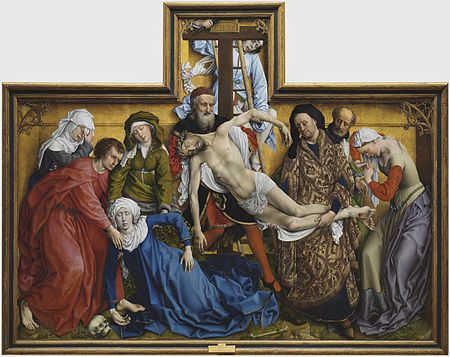 Llatzer86's tweet photo. ¿Sabéis que relación tiene uno de los cuadros más importantes de la Semana Santa y de la historia del arte con la historia de la música?

Hoy os vengo a contaros un nuevo hilo musical sobre el cuadro "El descendimiento de la cruz" de Rogier van der Weyden.

¡Dentro hilo! 🧵 https://t.co/KJwYmSVm69