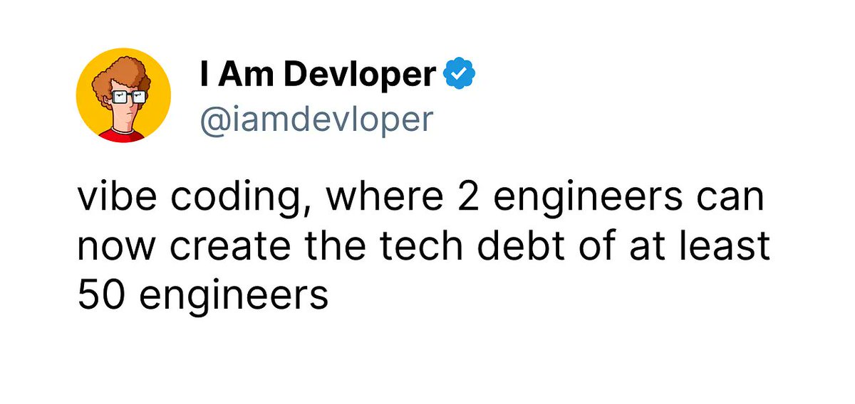 Vibe coding is not an excuse for low-quality work open.substack.com/pub/addyo/p/vi… - my new write-up ✍️