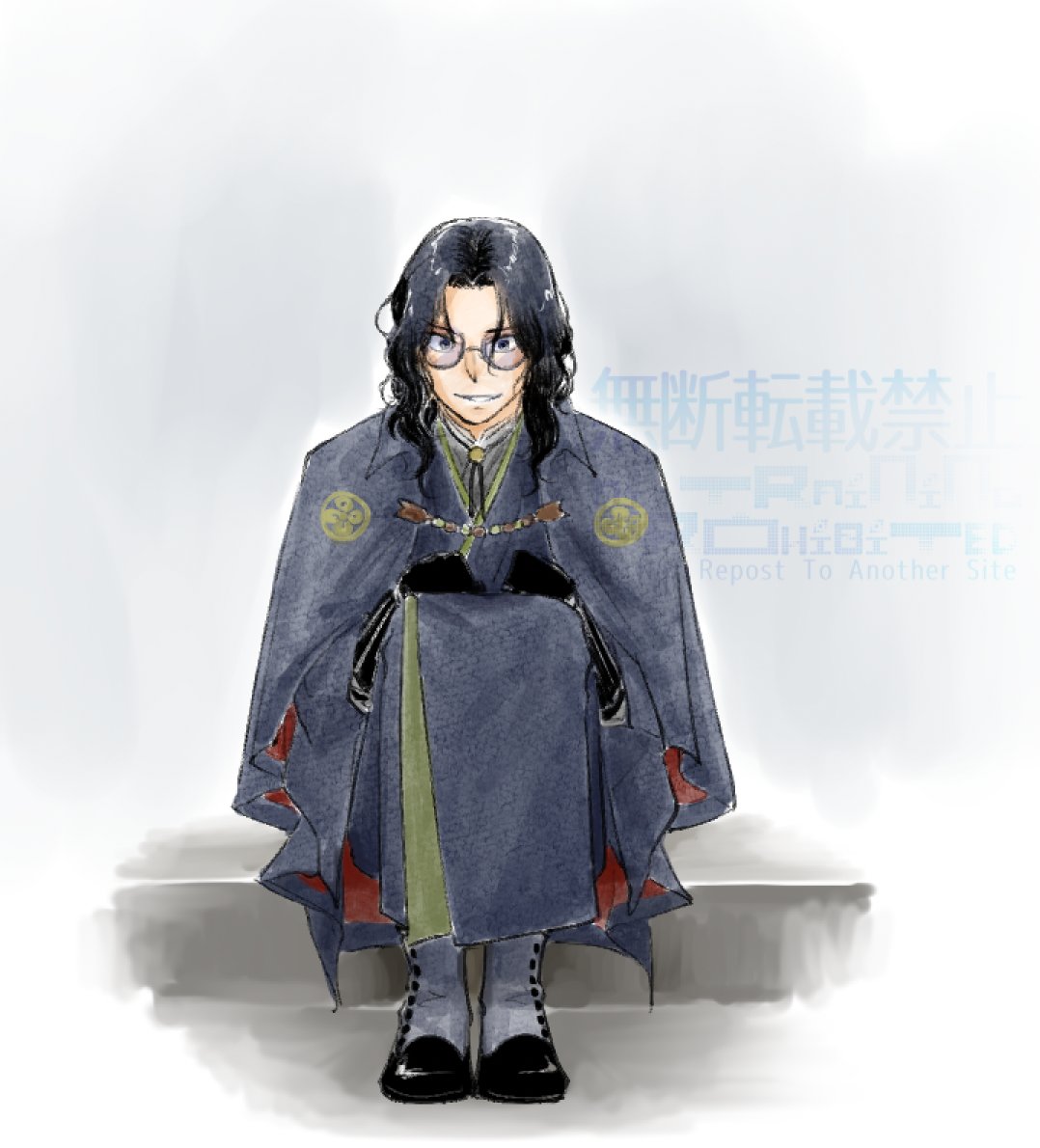 「南海先生が元主人のしにぎわを見た際に「今死んではまだ惜しい男」という思考が芽ぶい」|そら|夢かうつつかのイラスト