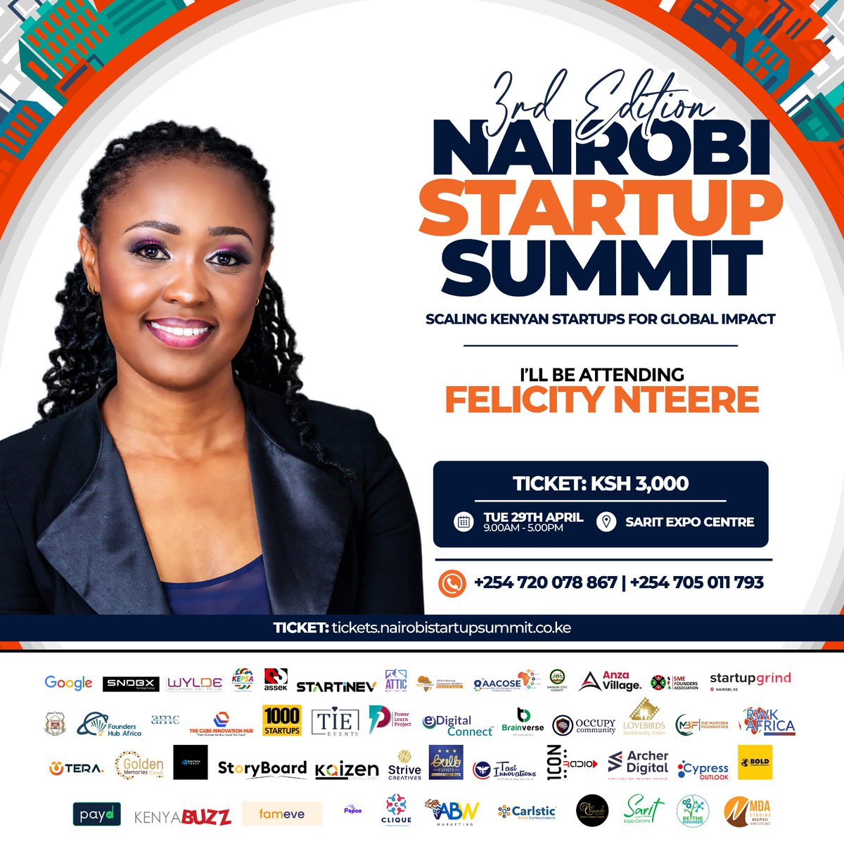 Peer-to-peer learning meets global expertise at the 3rd Annual Nairobi Startup Summit. Grow smarter and faster. Sign up: tickets.nairobistartupsummit.co.ke
#NairobiStartupSummit #TIEEvents