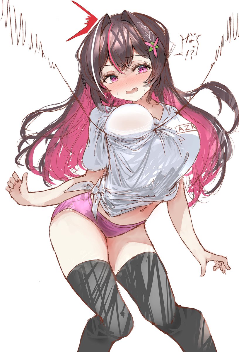 AZKi 「#AZKiART回避に失敗するあずきち 」|tazrnのイラスト