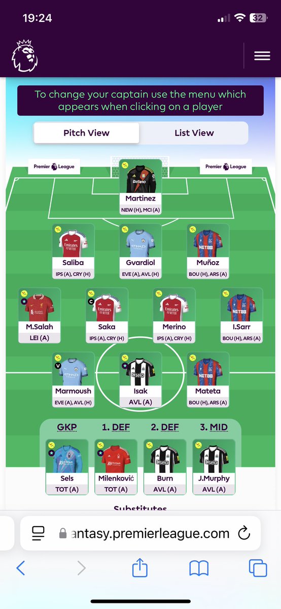 DarthMoon81's tweet image. Im looking at Bowen in for Murphy and Burn to Dias for BB - Will have Rogers Fomo if i go the Bowen route