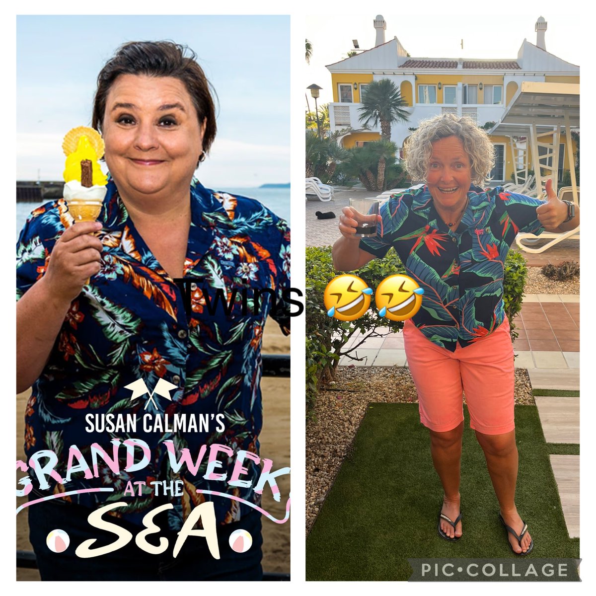nikkitt76's tweet photo. @SusanCalman on holiday in Gran Canaria .... twins?? #granddayout https://t.co/27N6T3k8wG