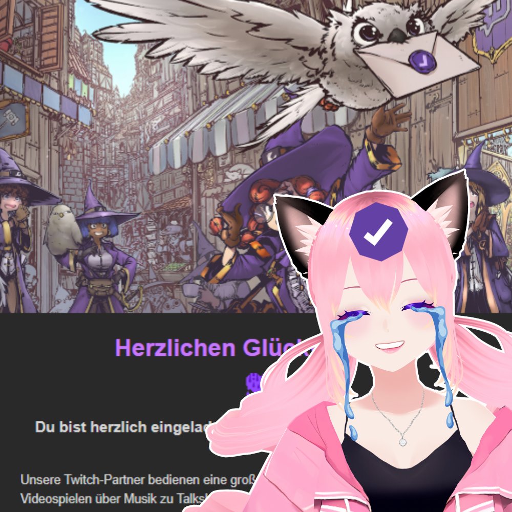 SalxiArt's tweet photo. OMG?! 

Ich bekam heute Nacht die Nachricht.. Ich darf Twitch Partner sein?! Ich bin so happy und sprachlos und.. 

Ich möchte mich einfach nur vom Herzen bei euch bedanken! 😭Ohne eure Liebe, euren Support &amp; all die verrückten Streams wäre das nie möglich gewesen.
DANKE!!!! https://t.co/nDE0pTR4jf