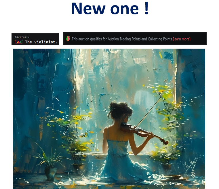 ☀️☀️☀️
Good morning friends.
My last creation is on auction at <a href="/salvor_io/">Salvor 🚢🔺</a> 
🎨Starting price 0.40 #avax
🎨3 days auction
salvor.io/collections/0x…
The violinist. Midjourney + photoshop 
High resolution 11.3 Mo 
3528x2579px
