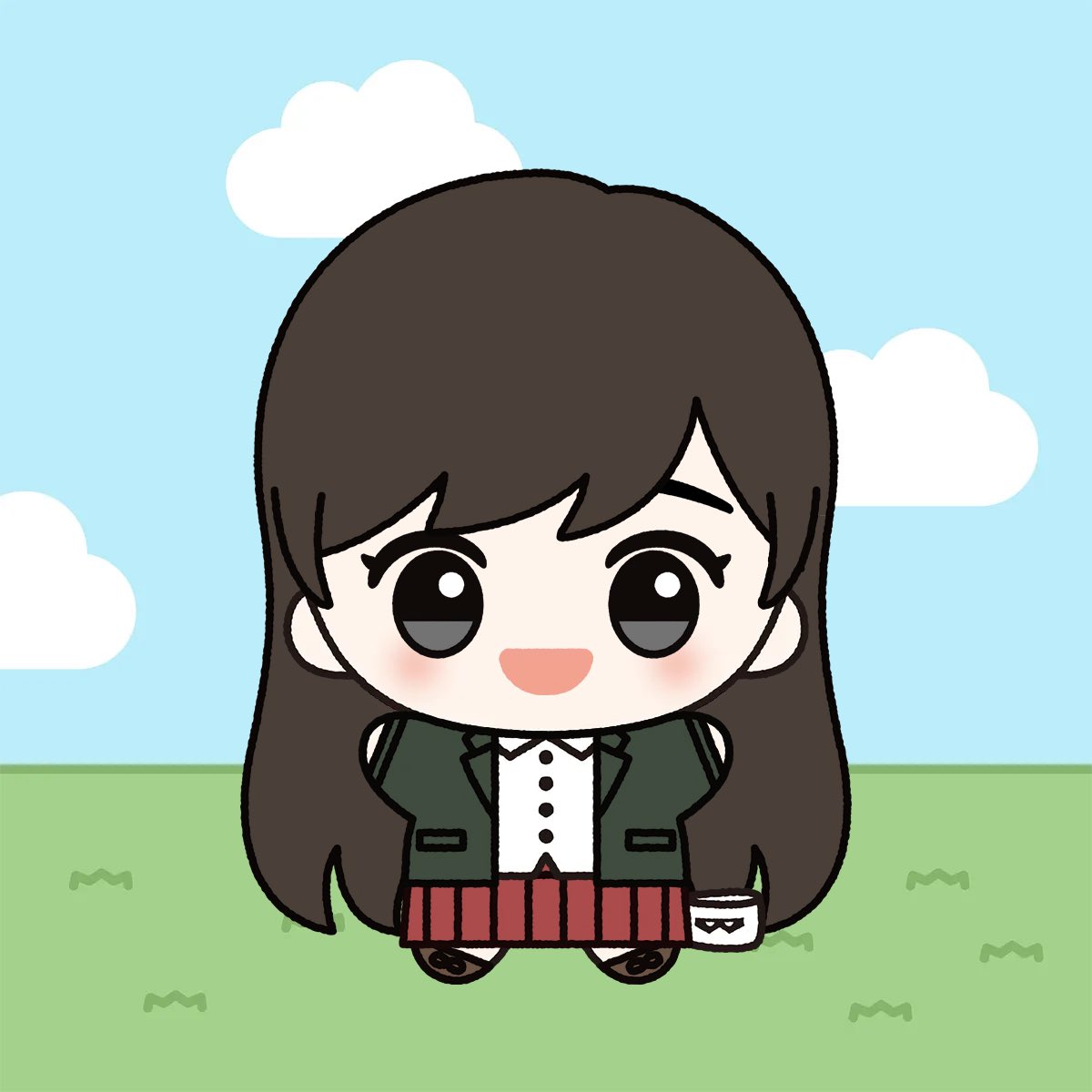 「ウグ…」|三角のイラスト