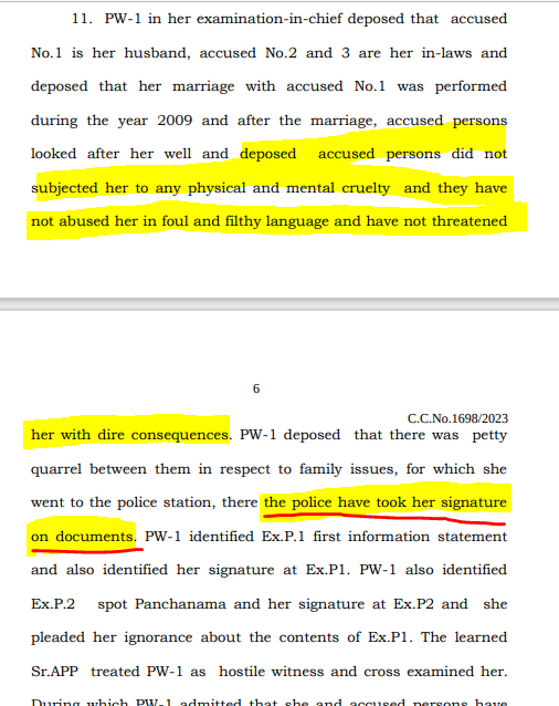 #AskCPBlr <a href="/BlrCityPolice/">ಬೆಂಗಳೂರು ನಗರ ಪೊಲೀಸ್‌ BengaluruCityPolice</a>
Sir, pls launch investigation on Basavanagudi Women's PS practices. 
Last 100 judgements on their 498A FIR, it was revealed 95+% no crime was made out. 

They have practice to make complainants close kin as mahazar witness &amp; full of corrupt malpractices!!