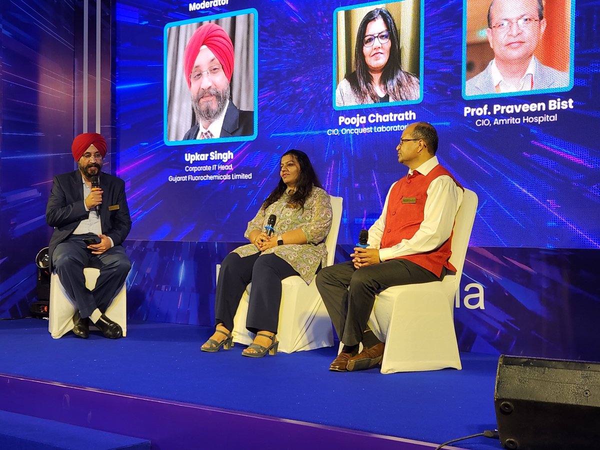 ChampMeetali's tweet photo. Fireside chat and panel discussion in Pharma (Healthcare) at Digitaltech Conclave

#digitaltechmedia @digitaltechm https://t.co/9ITZoxfVGc
