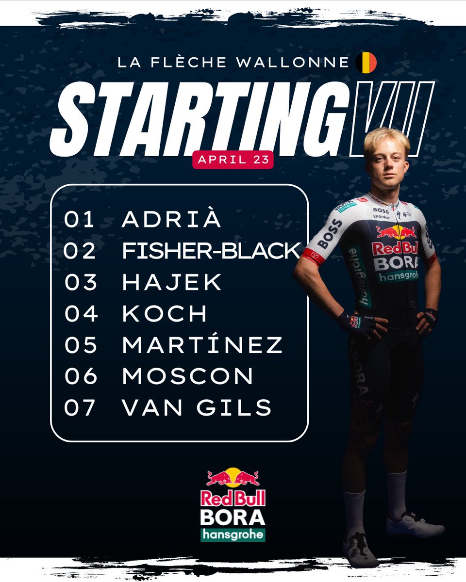 RBH_ProCycling's tweet photo. The Ardennes Classics are here 🙌🤩

🇳🇱 @Amstelgoldrace (April 20th)
🇧🇪 @flechewallonne (April 23rd)
🇧🇪 @LiegeBastogneL (April 27th)

#redbullborahansgrohe https://t.co/TAfFkkqYaN
