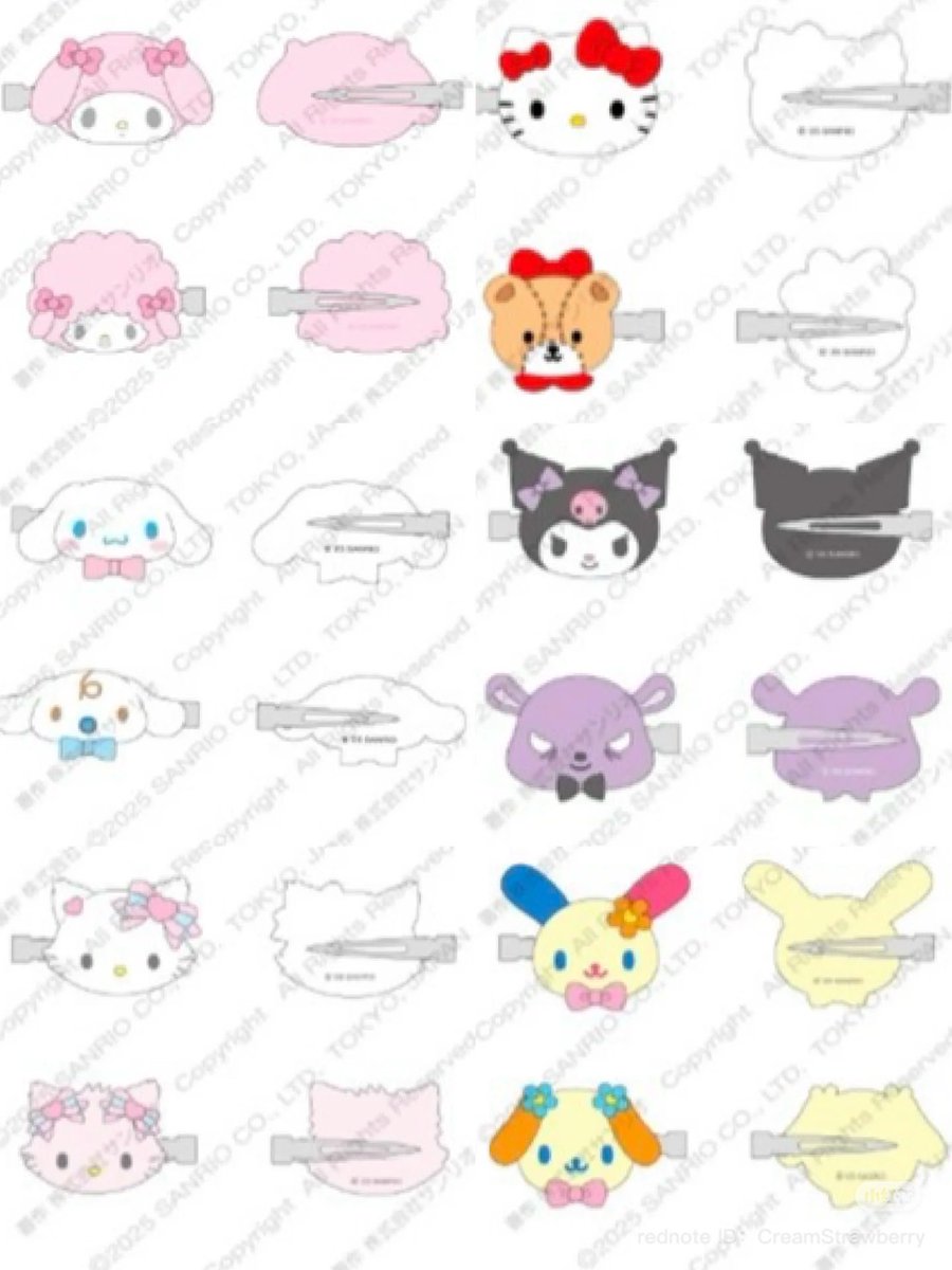 🤍กิ๊บsanrio พร้อมส่ง สนใจDm ka✨️ tweet media