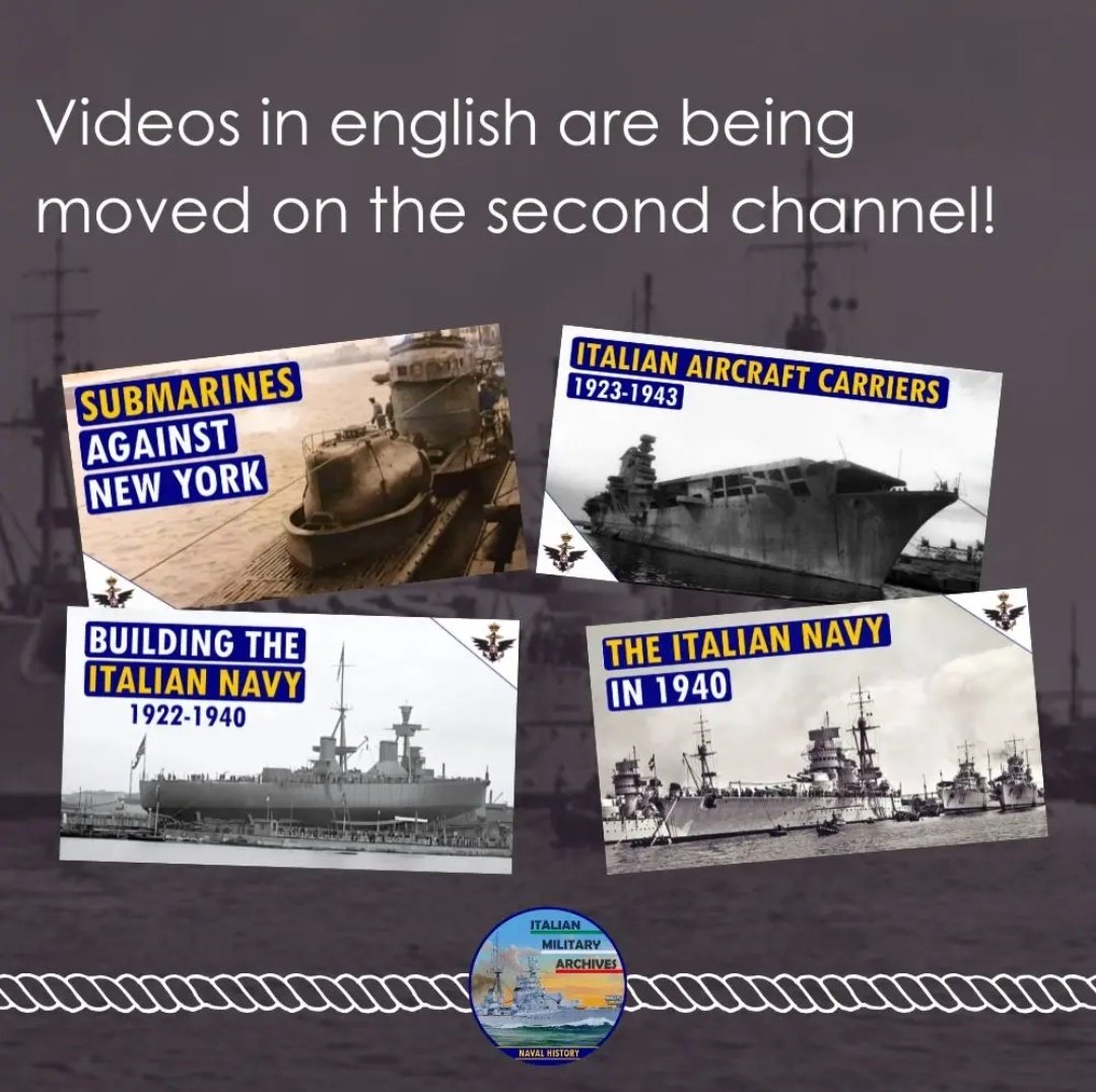 My videos on the Italian navy are available  on the second channel here: youtube.com/@ItalianMilita…
#ww2 #regiamarina #italyww2