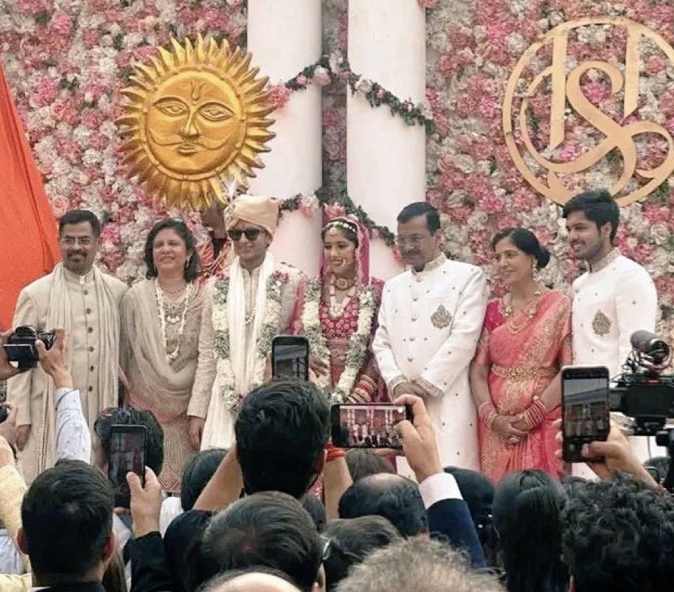 Jagdeep Singh (@mlajagdeepsingh) on Twitter photo Wishing heartfelt congratulations and blessings to <a href="/ArvindKejriwal/">Arvind Kejriwal</a> ji and <a href="/KejriwalSunita/">Sunita Kejriwal</a> ji on their daughter’s wedding. May the new journey be filled with love, joy, and endless blessings! Wishing heartfelt congratulations and blessings to <a href="/ArvindKejriwal/">Arvind Kejriwal</a> ji and <a href="/KejriwalSunita/">Sunita Kejriwal</a> ji on their daughter’s wedding. May the new journey be filled with love, joy, and endless blessings!
