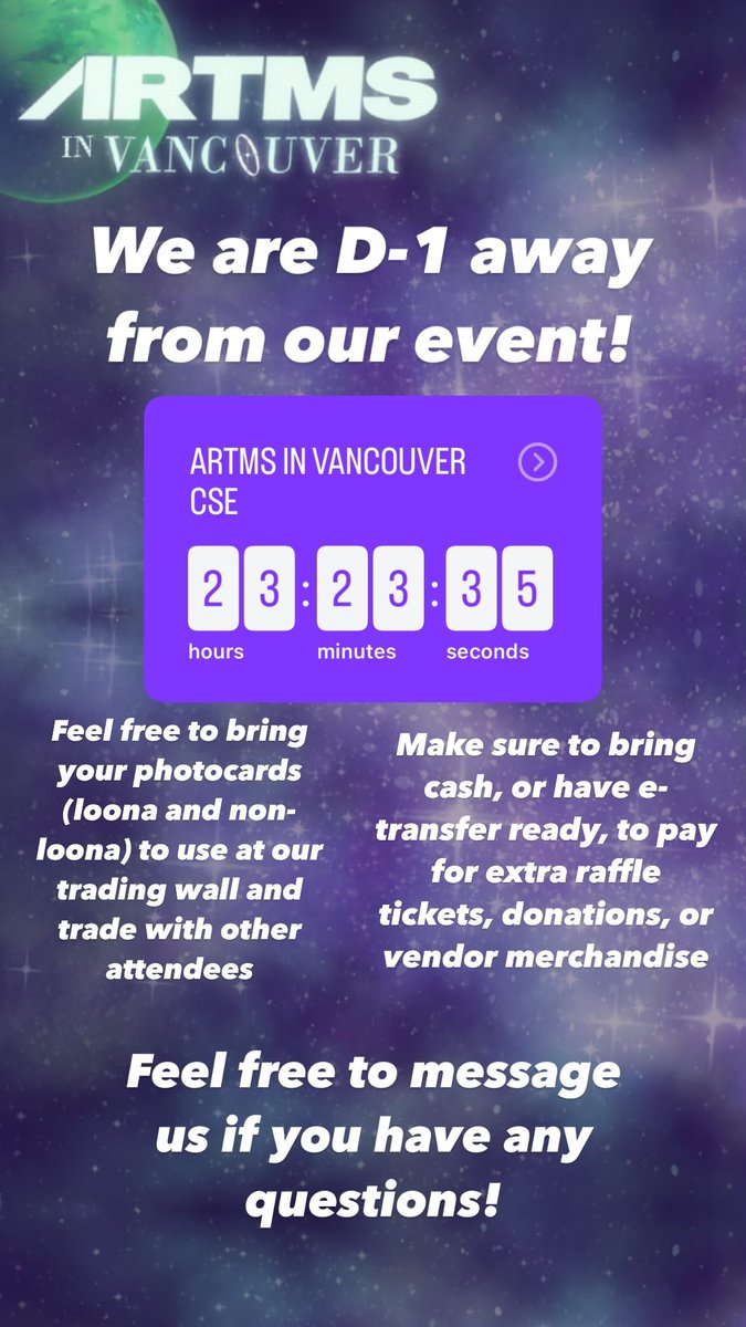 loona_canada's tweet image. D-0! VanBits! #OURII #ORBITS 

Check out IG @/orbityvr's cupsleeve event hosted at The BBT Shop in Olympic Village!

Today (April 19th)
12-06PM PDT

#ARTMS #BURN #Lunar_Theory #ARTMSinVancouver #ARTMSinVancity #ARTMSYVR
#Vancouver #YVR #Vancity #KPOP #LOONA

@official_artms