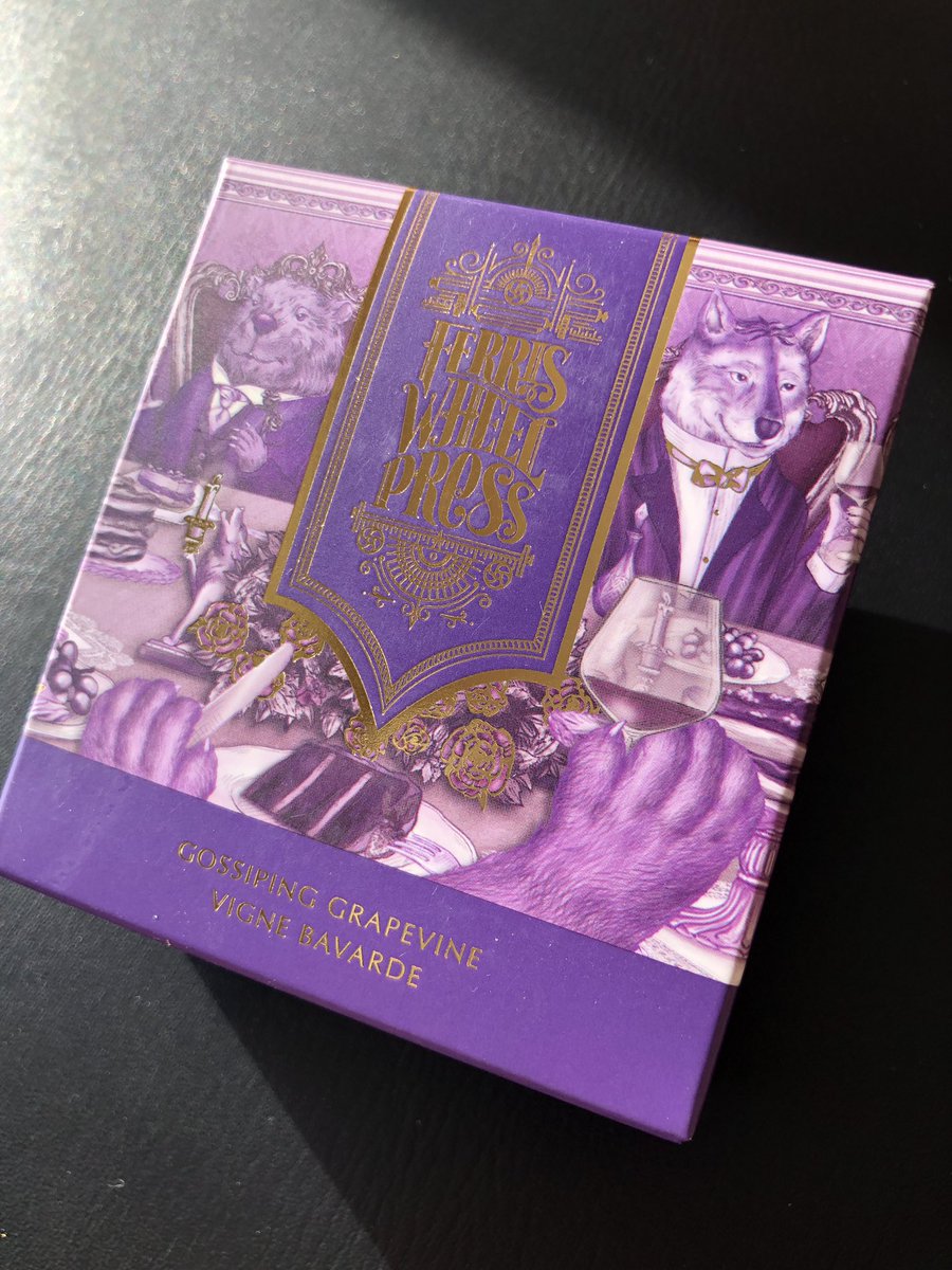 sy_calligraphy's tweet photo. 2025/5/2発売
Gossiping Grapevine
ゴシッピング　グレープヴァイン

深いパープルに、ワインシマーがふんだんで、とってもミステリアス🍷✨
#フェリスホイールプレス
#ferriswheelpress https://t.co/TuElWAKpQQ