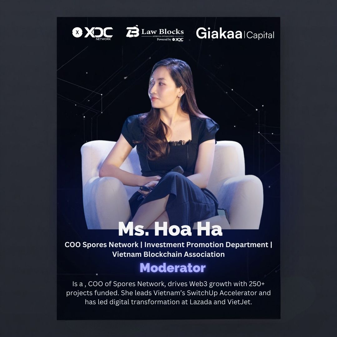 lawblockstoken's tweet photo. Thrilled to welcome Ms. Hoa Ha, COO of Spores Network & part of the Investment Promotion Department at Vietnam Blockchain Association, as the Moderator for our April 30 event in Dubai! 

With her global Web3 leadership, Hoa will navigate a high-impact discussion on the future of AI, law, and blockchain.

📍Emirates Financial Towers, Dubai
🗓️ April 30 | 10 AM – 1 PM (GMT+4)
🔗 https://t.co/uCGO6nCksN

#LawBlocksAI #Web3Events #BlockchainLeadership #WomenInWeb3 #VietnamBlockchain #SmartContracts #AI $LBT