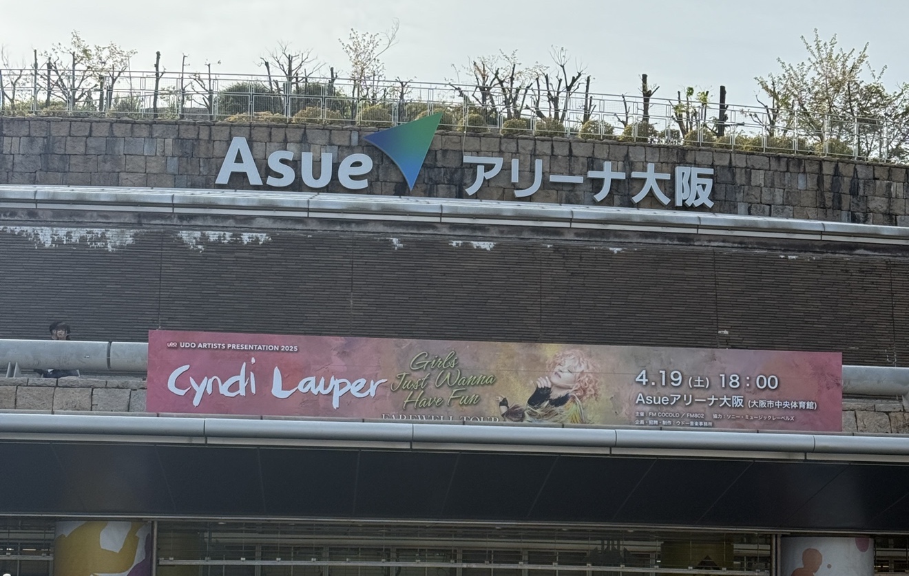 シンディ・ローパー大阪公演 4/19 Asueアリーナ大阪 S席2枚