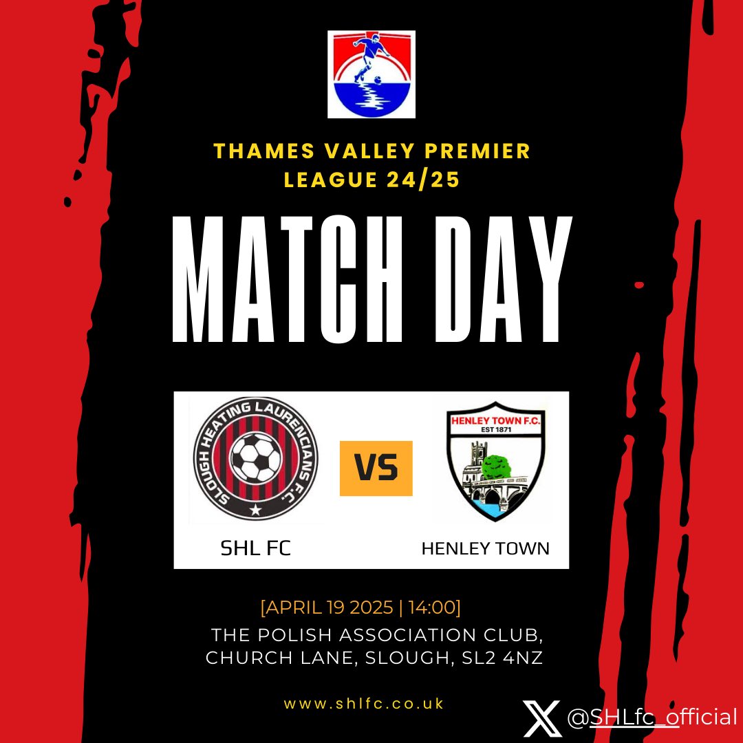 Game day for the Heating 💪🏻⚽️

Come and get your local football fix, all support is welcome 🤩 
🆚<a href="/theofficialhtfc/">The Official Henley Town F.C</a> 
🕑2pm KO
🏆TVP
🏟️The Polish Association club 
📍SL2 4NZ
<a href="/DonnyNo6/">Mark Donovan</a> <a href="/KEMPYBOY10/">Thomas Kemp</a> @SHL_FC_RESERVES <a href="/fiberkshire/">Football in Berkshire</a> 

#home #game #football #fix #TVP #uptheHeating ♨️