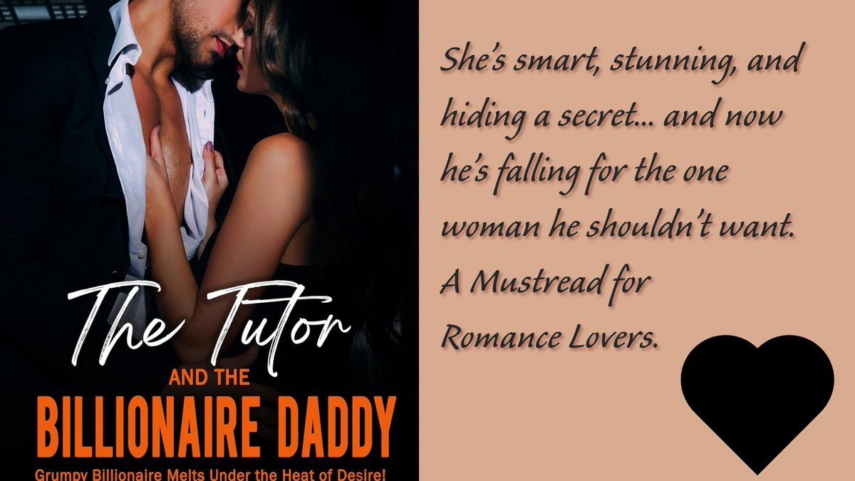 freeboostpromo's tweet photo. #NewRelease!
 Grumpy billionaire ✔️
 Sharp-tongued tutor ✔️
 Undeniable tension ✔️ 
Secrets, slow burns & steam? Oh yeah. He wasn’t looking for love. She wasn’t here to play nice. But when sparks turn to fire… can they survive the heat? 🔥💋 @Stephan5756990 #RomanceReads #Bookboost #IARTG https://t.co/n2g119EXzF