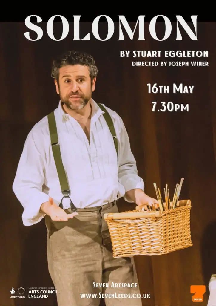 PreRaphPodcast's tweet photo. Now would be a great time to revisit this episode as 'Solomon' the stage play has opened in Leeds! Stuart Eggleton was a brilliant guest and we wish him well for his run at Seven Artspace!

https://t.co/bUG9V72NSm https://t.co/p7Q42Zxsr3