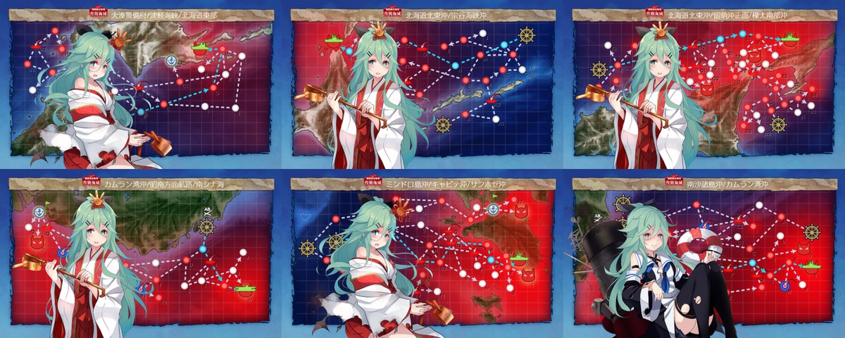 about6833's tweet image. 25春イベ甲作戦も全出撃を山風旗艦で攻略できました。
難所が多く遊びごたえのあるイベントでしたが、TLや配信で応援してもらえたおかげで楽しく攻略できました。
情報やアドバイスをくださった方、気にかけてくださった方、ありがとうございました! #艦これ