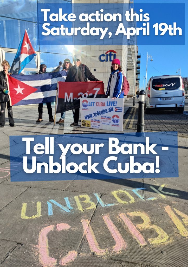 Make a €1 bank transaction today to the appropriate account for your country as listed on our website: 1c4cuba.eu/make-a-transfe…  

🇨🇺 If it is processed you have just contributed to our work, thank you.

🇨🇺 If it is rejected, your bank has just broken the law. Go get 'em!